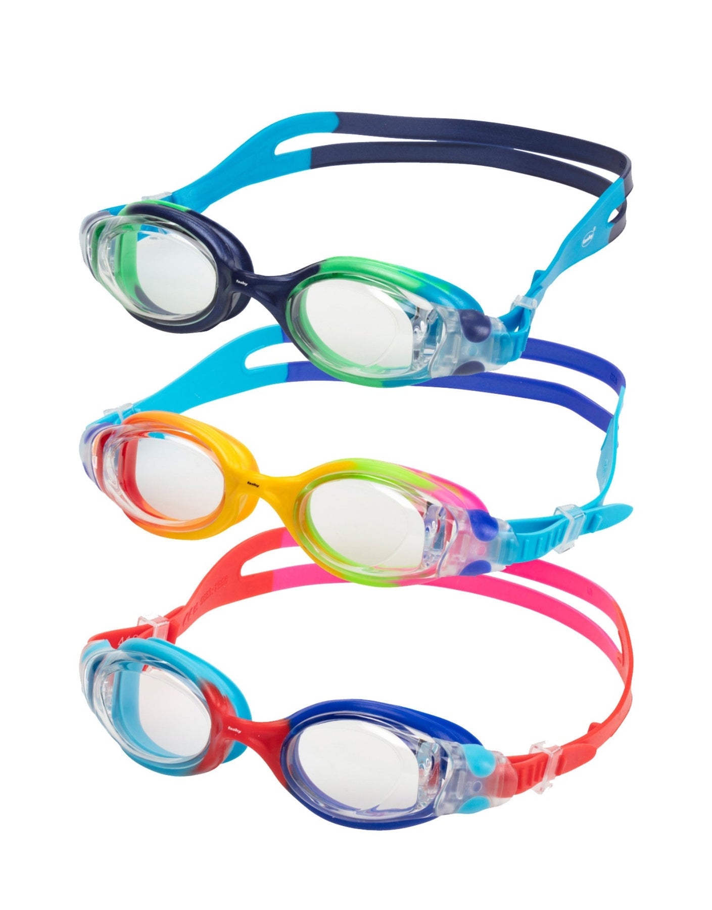 Kids Fashy Junior Match Swim Goggles with Head Strap – theSwimmingShop