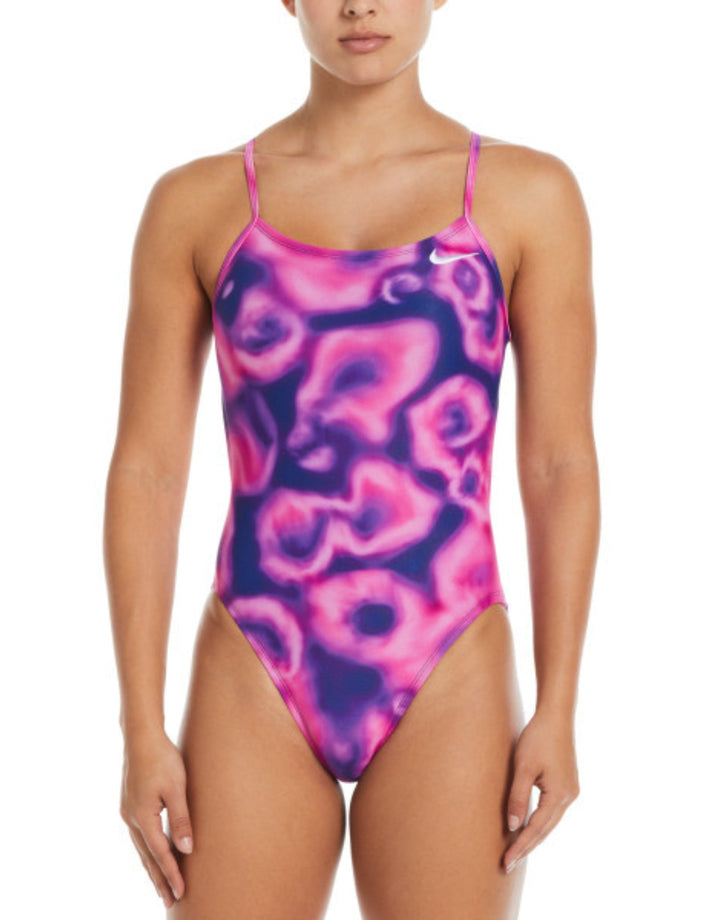 Nike pink swimsuit online