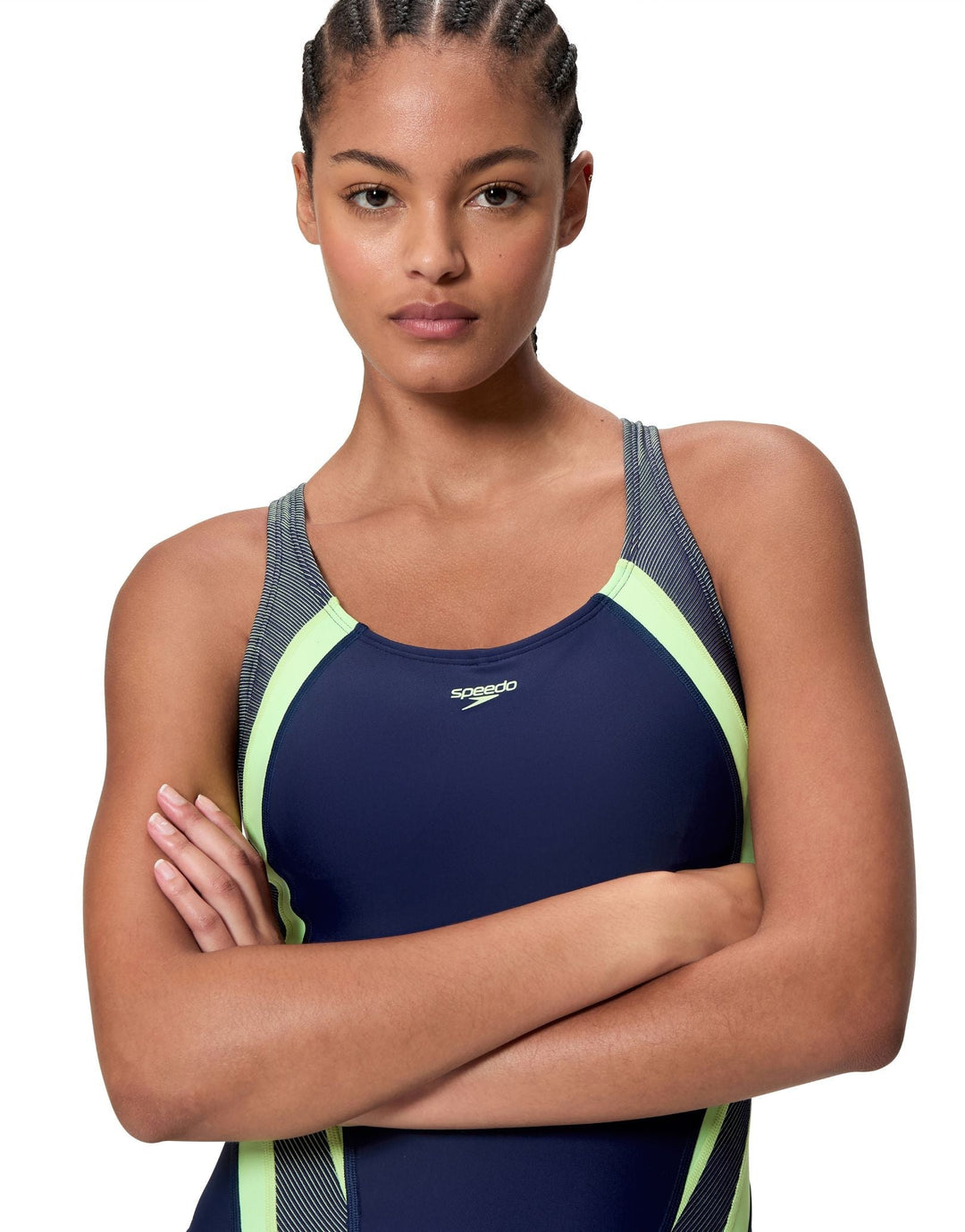 Speedo Quantum Rib Splice Swimsuit with Hydro Bra – theSwimmingShop