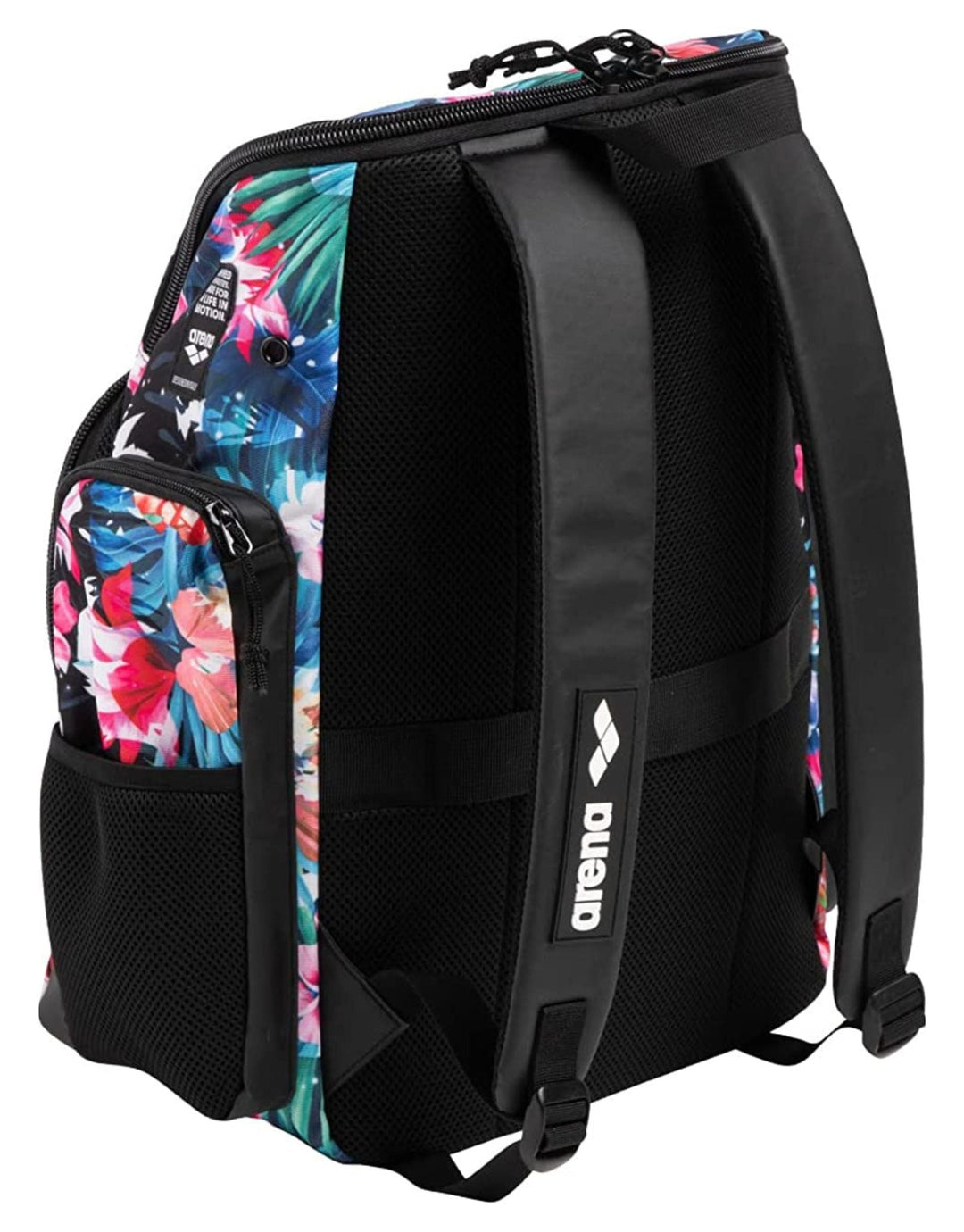 Arena Spiky iii Allover 45L Backpack Vibrant Floral READ SPIKY III BACKPACK 45 ALLOVER - Micro Floral - ARENA - SWIM  main image 3