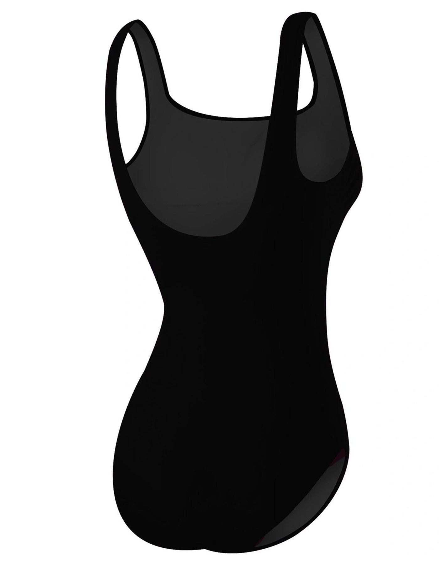 TYR Durafast Scoop Neck Controlfit Swimsuit - Black