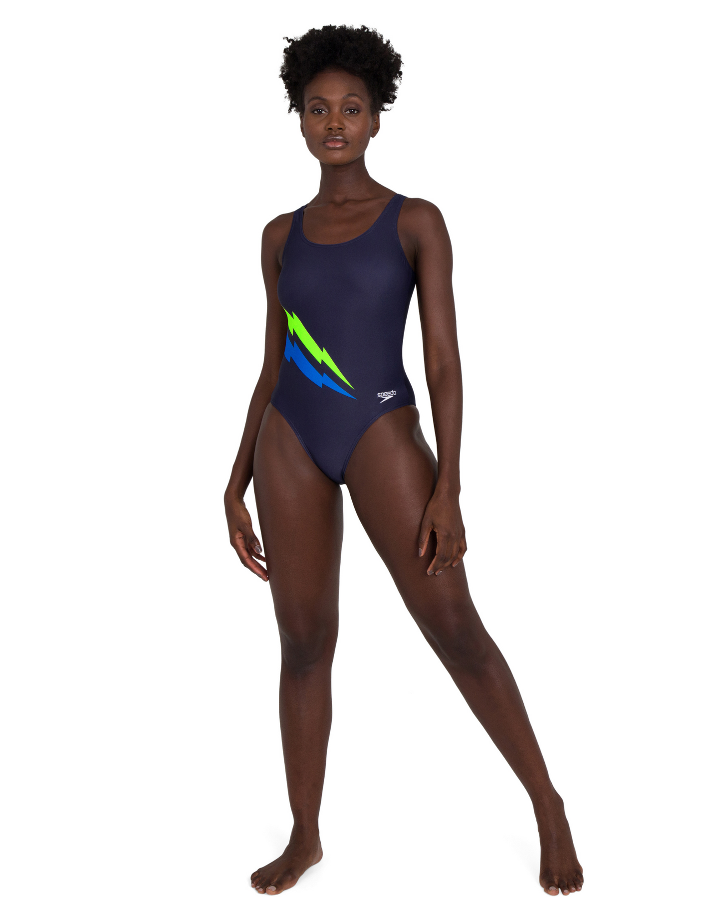 Navy blue speedo swimsuit shop