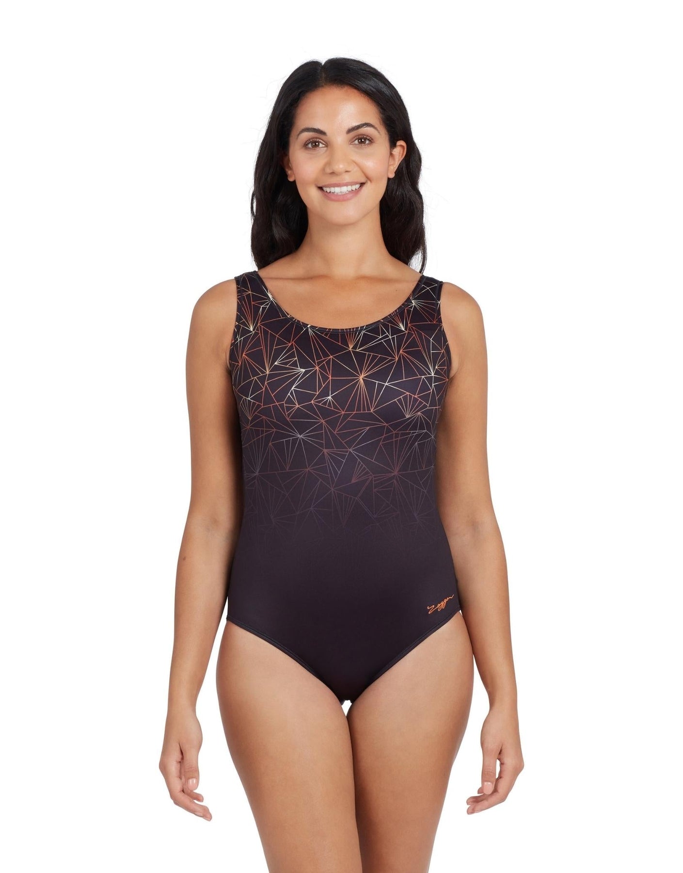 Zoggs electric scoopback swimsuit cheap